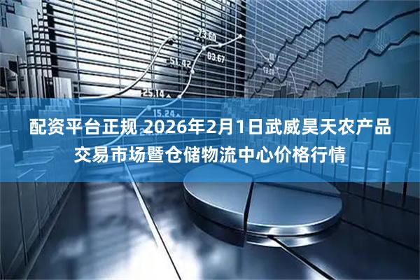配资平台正规 2026年2月1日武威昊天农产品交易市场暨仓储物流中心价格行情